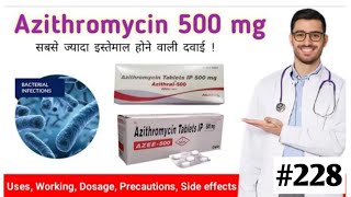 Azithromycin tablet Ip 500 uses in Hindi | Azithromycin 500 Mg - Azithromycin Tablet..