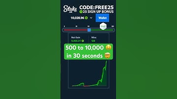 500 to 10,000 in 30 seconds with this gambling strategy 🤑 #dice #stake
