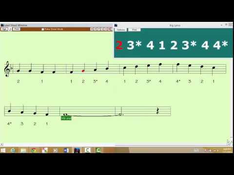 F Major 1 Octave 2 Quarter Notes Violin