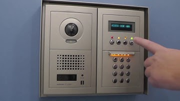 AiPhone GT Series - Initialise Tenant Building Access Codes on Digital Entrance Panels