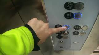 Nice 2012 Kone KSS D20 EcoSpace MRL Traction Elevator @ West Edmonton Mall - Edmonton, AB