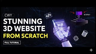 Stunning 3D Website Design || HTML, CSS & Spline || From Scratch