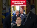 Trump Tries to Sacrifice Ukraine Again #shorts