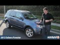 2012 Subaru Forester XT Test Drive & Crossover SUV Review