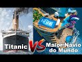 ENCONTREI O MAIOR NAVIO DO MUNDO NO GOOGLE EARTH | SYMPHONY OF THE SEAS vs TITANIC