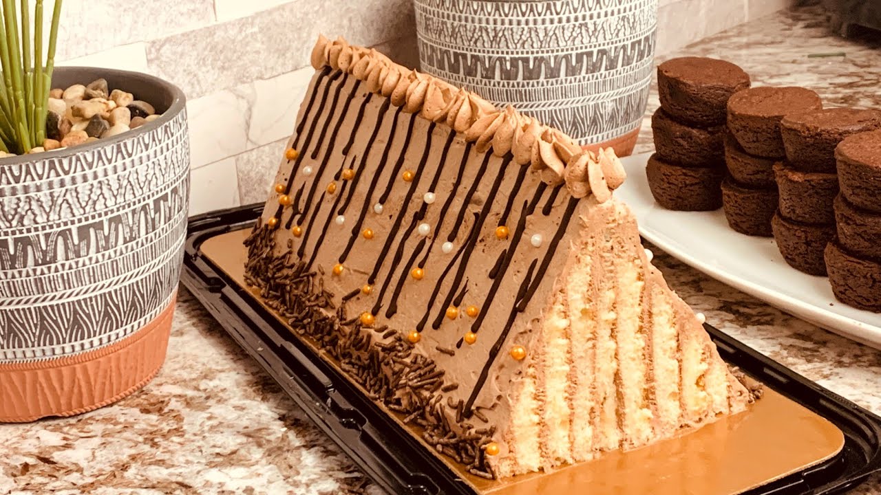 Pâtisserie triangle//DZ// جديد باتسري:  قاطو رولي أو لاير كيك شكل مثلث بطريقة حصرية