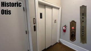 Detailed View of a Vintage OTIS Elevator in Roanoke VA