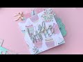 12 Days of Christmas Crafting |Day 1 Mini Album with 6x6 Papers