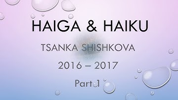 haiga & haiku 2016 2017 part 1