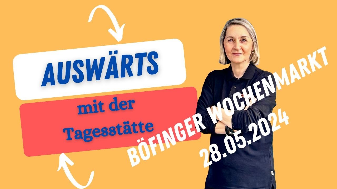 Mein Markt, dein Markt, unser Markt auf dem Wochenmarkt in Ulm-Böfingen am 28.05.2024