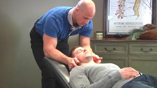 Chiropractic Knee And Spinal Adjustment On A Crossfit Competitor Male Doctor, Male Patient