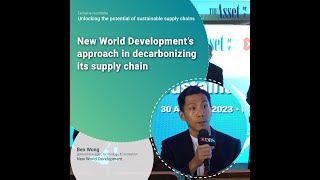 New World Development’s approach in decarbonizing its supply chain screenshot 4