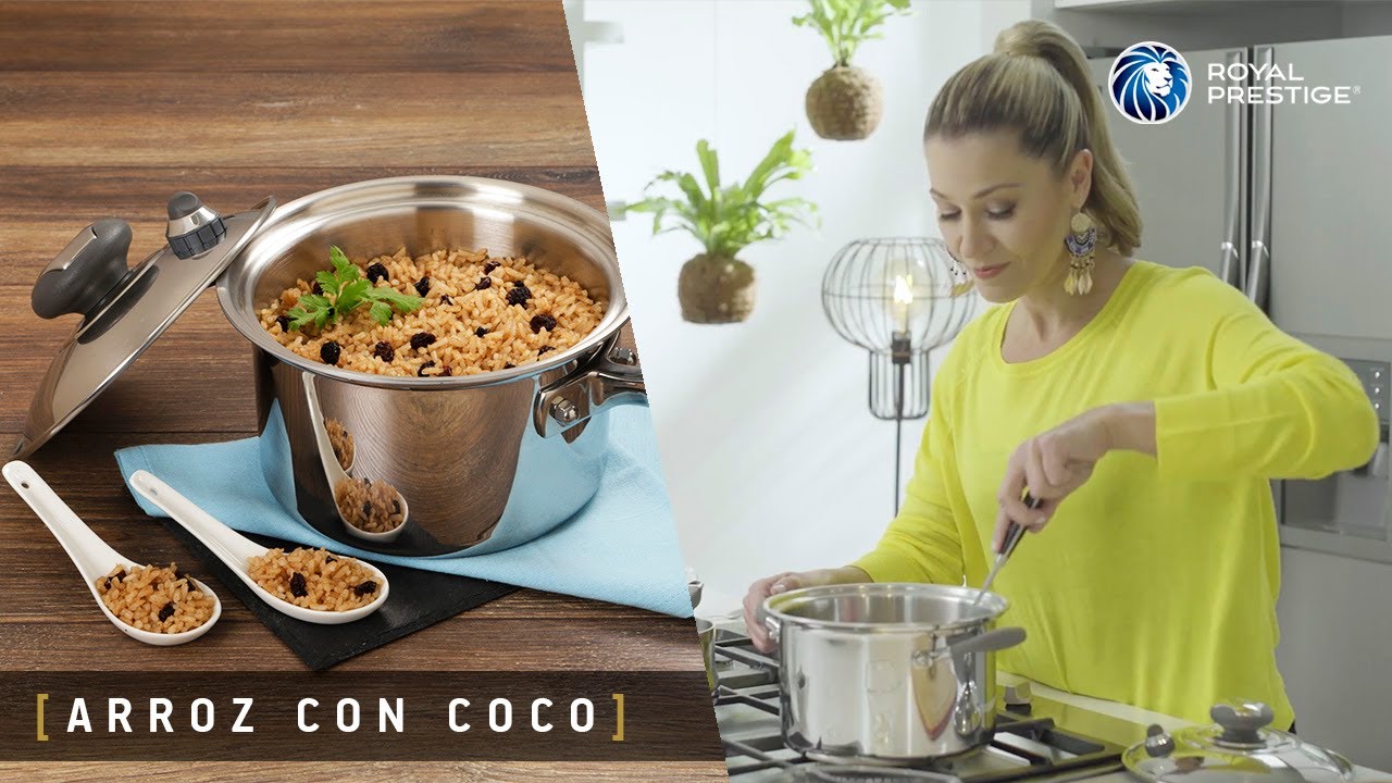 Cocina con Royal Prestige | Receta de Arroz con Coco - YouTube