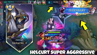 Top Global Helcurt 3Min Legendary Super Aggressive Gameplay Recommend Build Mlbb