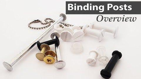 Binding Posts & Screw Posts Overview | Binding101.com
