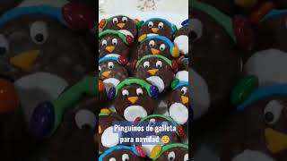 Pinguinos de galleta para regalar en Navidad 😋🤩