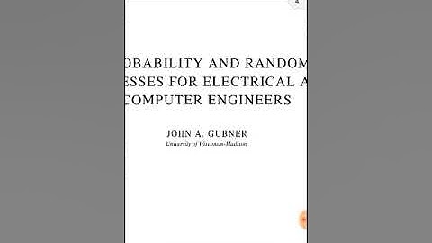 Probability and Random Processes for Electrical and Computer Engineers Pdf with Solution manual