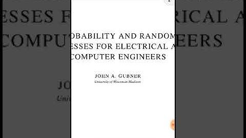 Probability and random processes for electrical and computer engineers