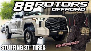 STUFFING 37 INCH TIRES ON A 2024 TUNDRA!