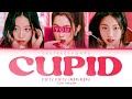 FIFTY FIFTY 피프티 피프티 YOU AS A MEMBER CUPID Twin Version Karaoke Color Coded 