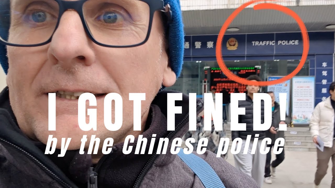 Police Fine me for a traffic violation while driving in China