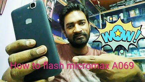 How to flash micromax A069 by R.T.S