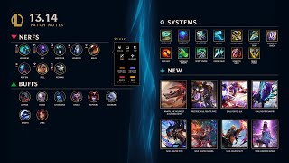 Patch 13.14 Rundown | League of Legends
Check comments for time stamps, someones always an absolute legend about that. Patch 13.14 Rundown | League of Legends