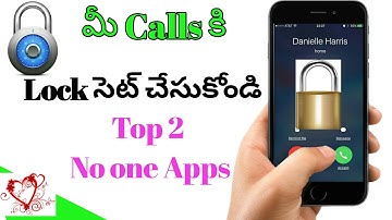 Security lock your incoming calls on Android using password || in Telugu