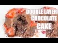 DOUBLE LAYER CHOCOLATE CAKEǀǀ VEGAN &amp; EASY