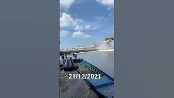 Cà Mau/ như phim/sập cầu o Cái Đôi Vàm khi đang xây dựng