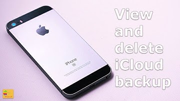 How to find and delete backups from iCloud