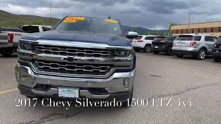 Steamboat Motors 2017 Chevy Silverado LTZ Texas Edition 4x4 Stk# J8633A