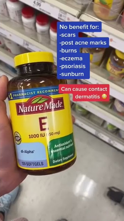 STOP using VITAMIN E CAPSULES on the SKIN @DrDrayzday  #Shorts