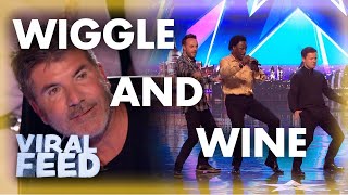 WIGGLE AND WINE AND GET A GOLDEN BUZZER | VIRAL FEED Resimi