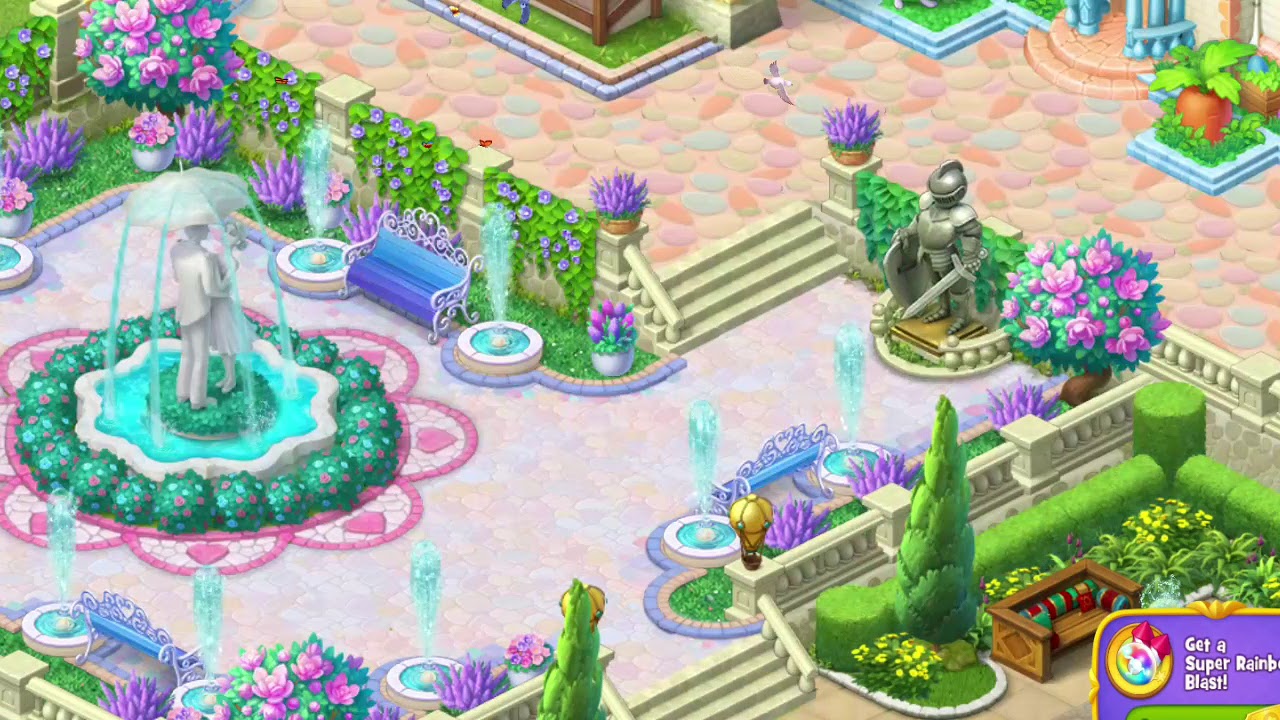 Gardenscapes Level 1678 - YouTube