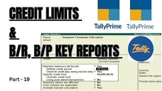 Manage Credit Limits &amp; Outstanding Bills in Tally Prime | Payment Performance &amp; Ageing Analysis