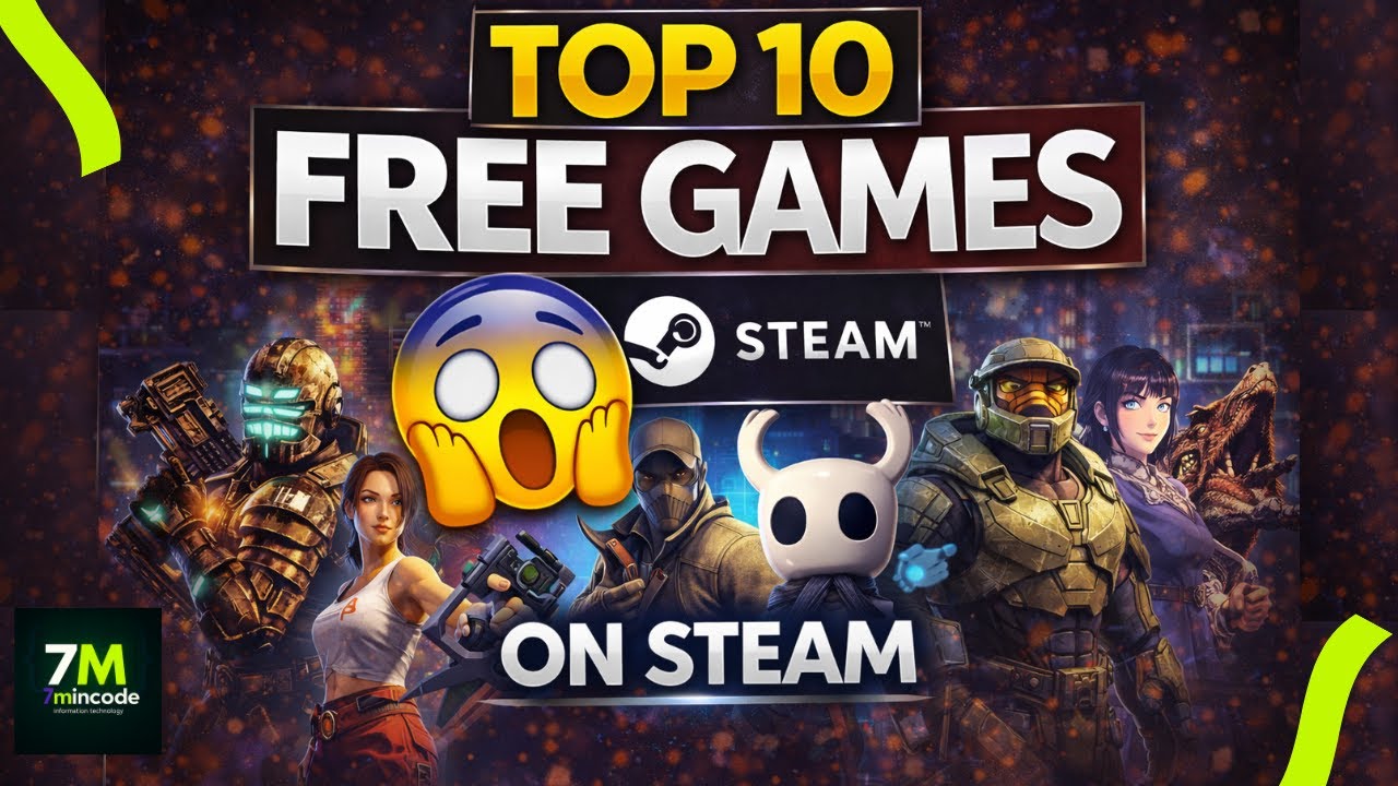 Top 10 Best FREE PC Games on Steam 🔥 | No Money Needed