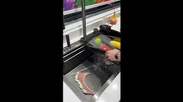 Sử dụng  nước tiện nghi trên chậu rửa bát #shorts #kluger #chậu_rửa_bát #Bon_rua_chen