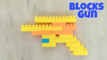 How to make a Gun with Building Blocks (Gun-20)/Building Blocks for Kids/Blocks Gun/Blocks Games/