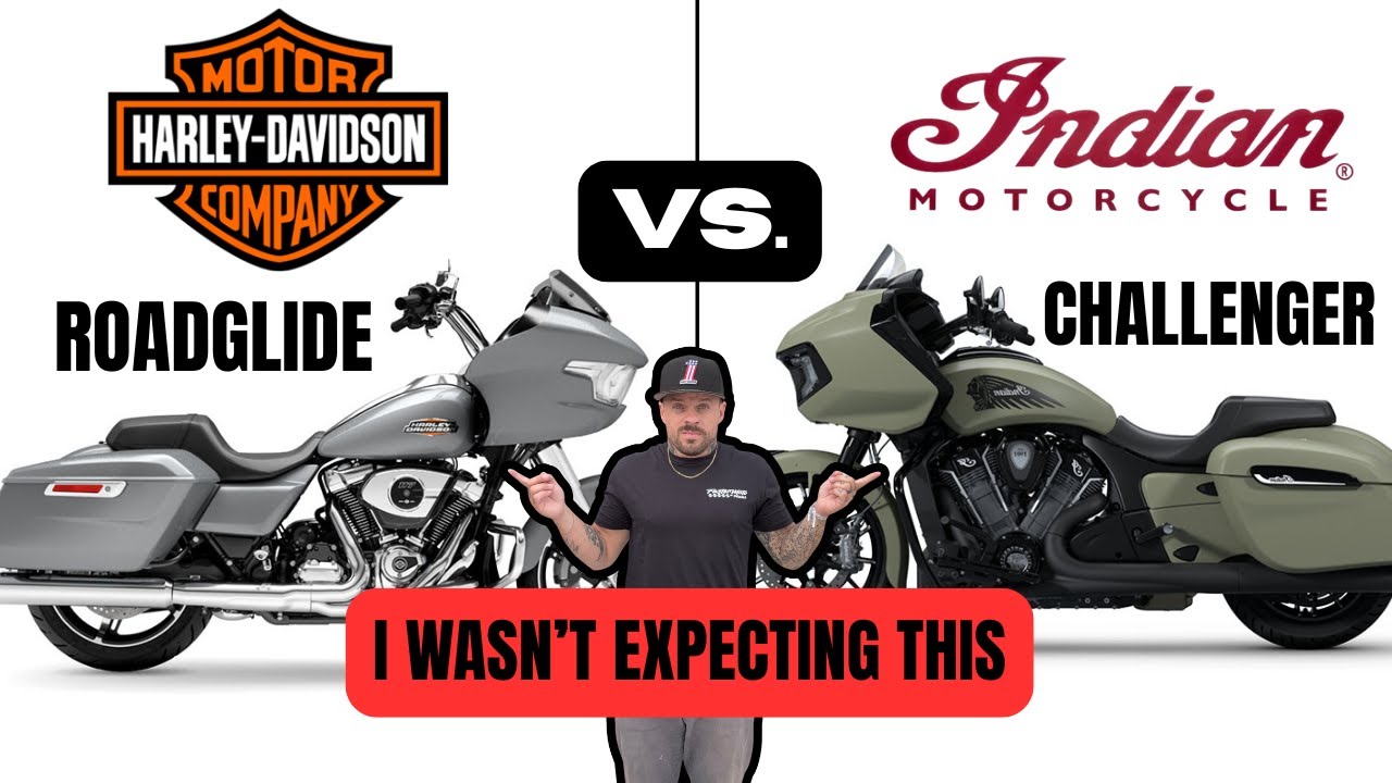 Harley Road Glide против Indian Challenger — я этого не ожидал…