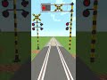 踏切 アニメ 電車 マイクラ ふみきり Trains & Railway Level Railroad crossings Minecraft 015-01
