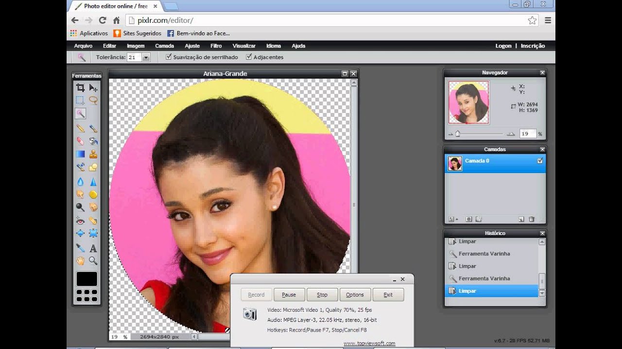 Como Fazer Um Circulo Png No Photoscape Youtube