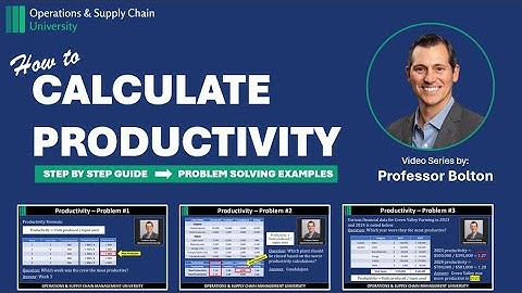 How to calculate Productivity: A step-by-step guide with 3 examples
