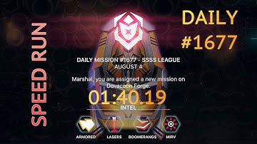 speed run: daily #1677 - EPSILON PRIME-X - Phoenix 2 - Marshal S4