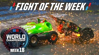 Will It End In Flames? | Battlebots Fotw: Ribbot Vs. Black Dragon | From Wc7