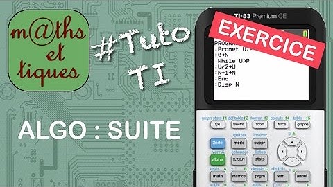 EXERCICE : Calculer des termes d