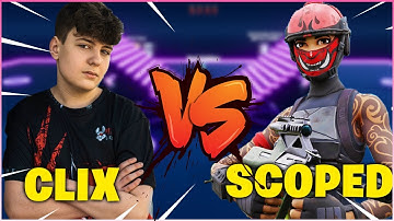 Clix Challenged Scoped to 1v1 Box Fight and this happened...