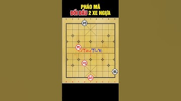 Cờ Tướng Tàn Cục EXPERT P.93 - Pháo Mã Đối Đầu 2 Xe Ngựa, Có Cửa Thắng Không? #cotuongthuvi #shorts