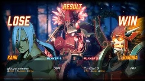 First match online Garuda vs kairi    FIGHTING EX LAYER BETA _20171213114242