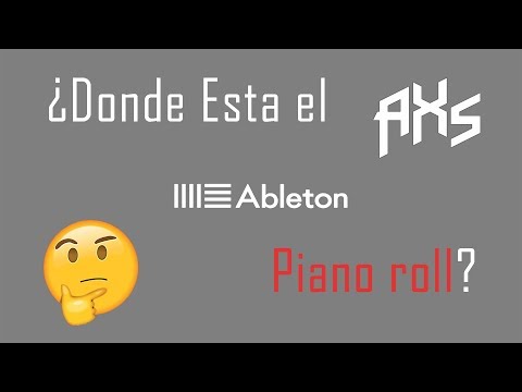 Tutorial Ableton #1 ¿Donde está el Piano roll?